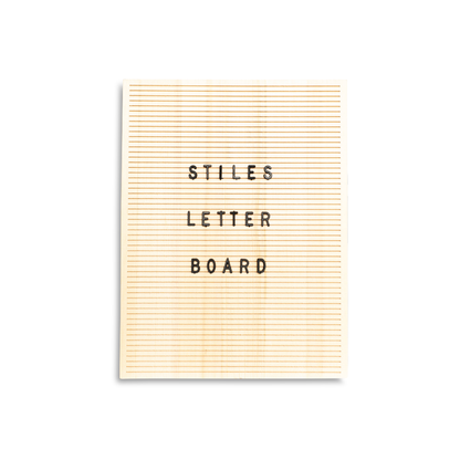 Wood Letter Board Kit