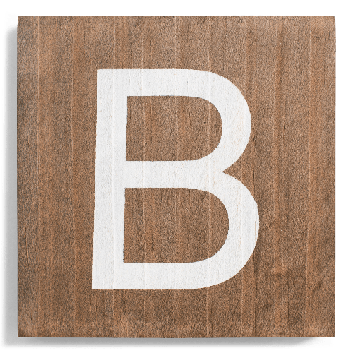 Crossword Wall Tile - Walnut