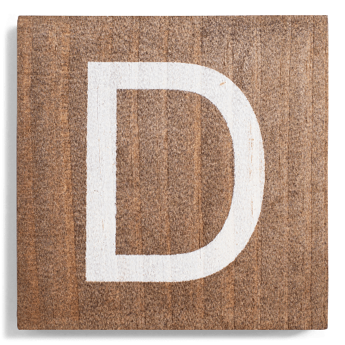 Crossword Wall Tile - Walnut