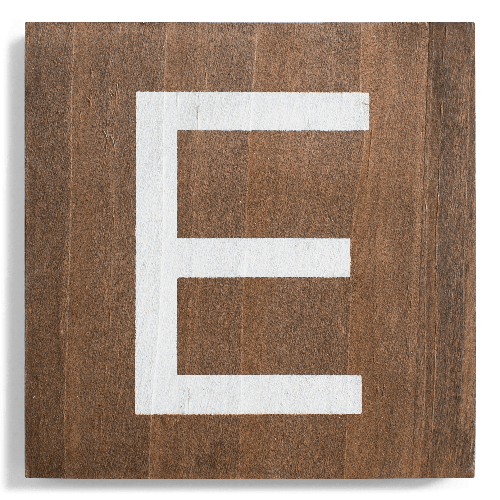 Crossword Wall Tile - Walnut