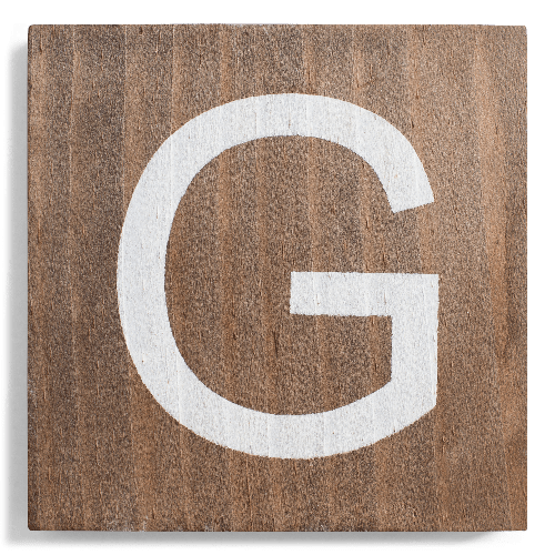 Crossword Wall Tile - Walnut