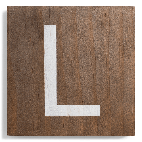 Crossword Wall Tile - Walnut