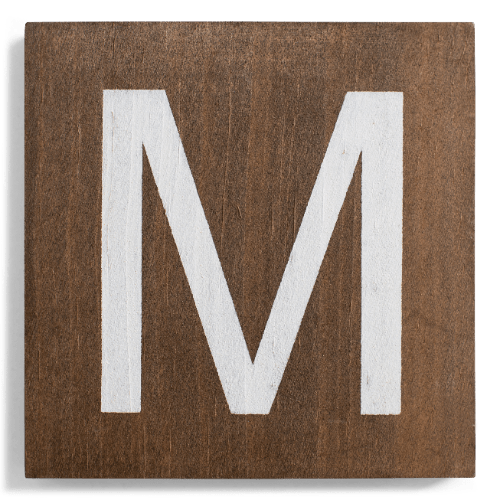 Crossword Wall Tile - Walnut
