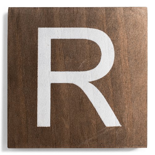 Crossword Wall Tile - Walnut
