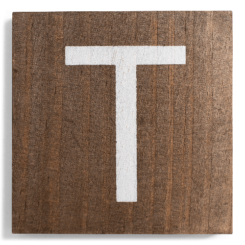 Crossword Wall Tile - Walnut