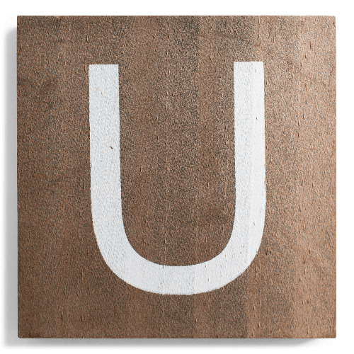 Crossword Wall Tile - Walnut