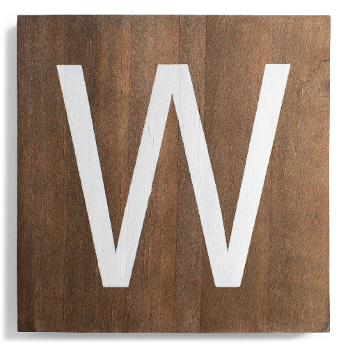 Crossword Wall Tile - Walnut