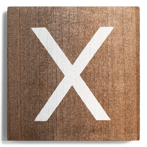 Crossword Wall Tile - Walnut
