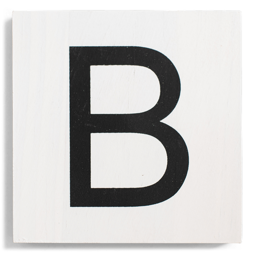 Crossword Wall Tile - White