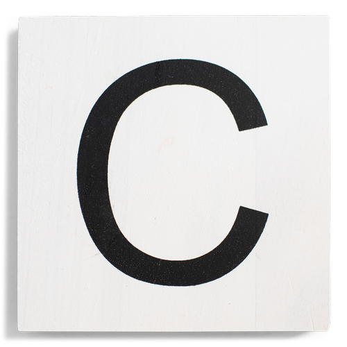 Crossword Wall Tile - White