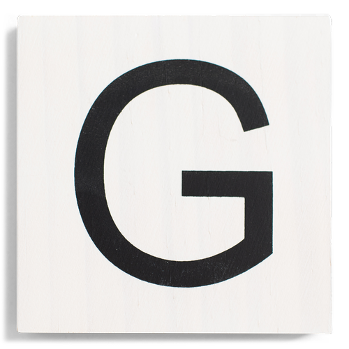 Crossword Wall Tile - White