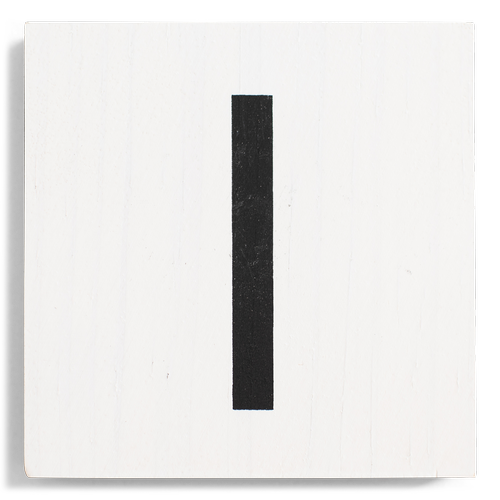 Crossword Wall Tile - White