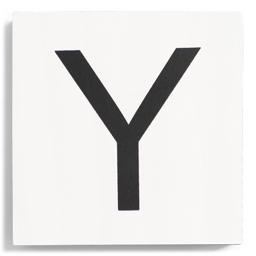 Crossword Wall Tile - White