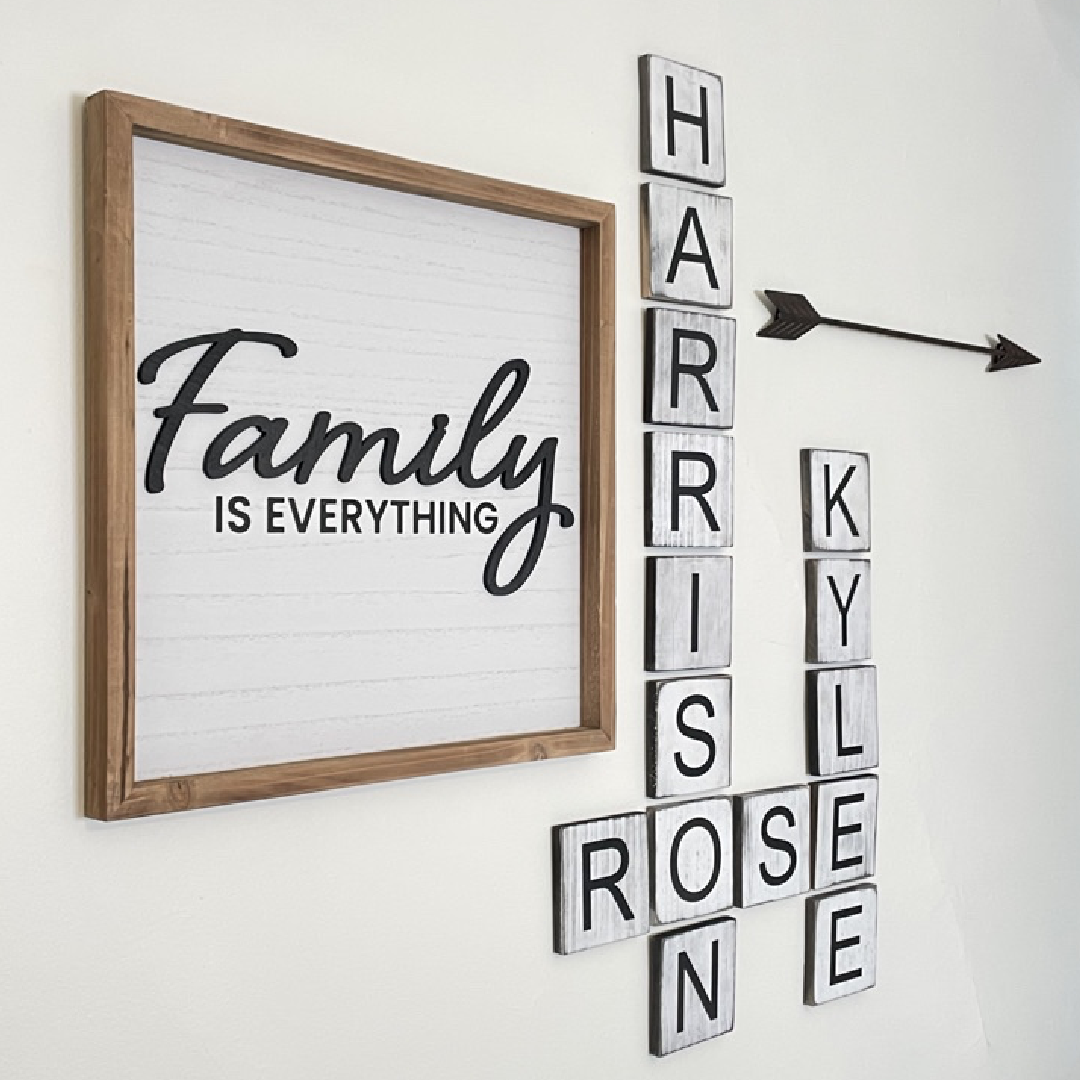 "Family is Everything" Wall Sign