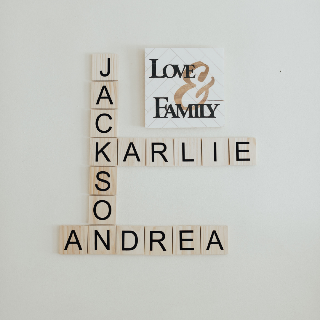 "Love & Family" Wall Sign