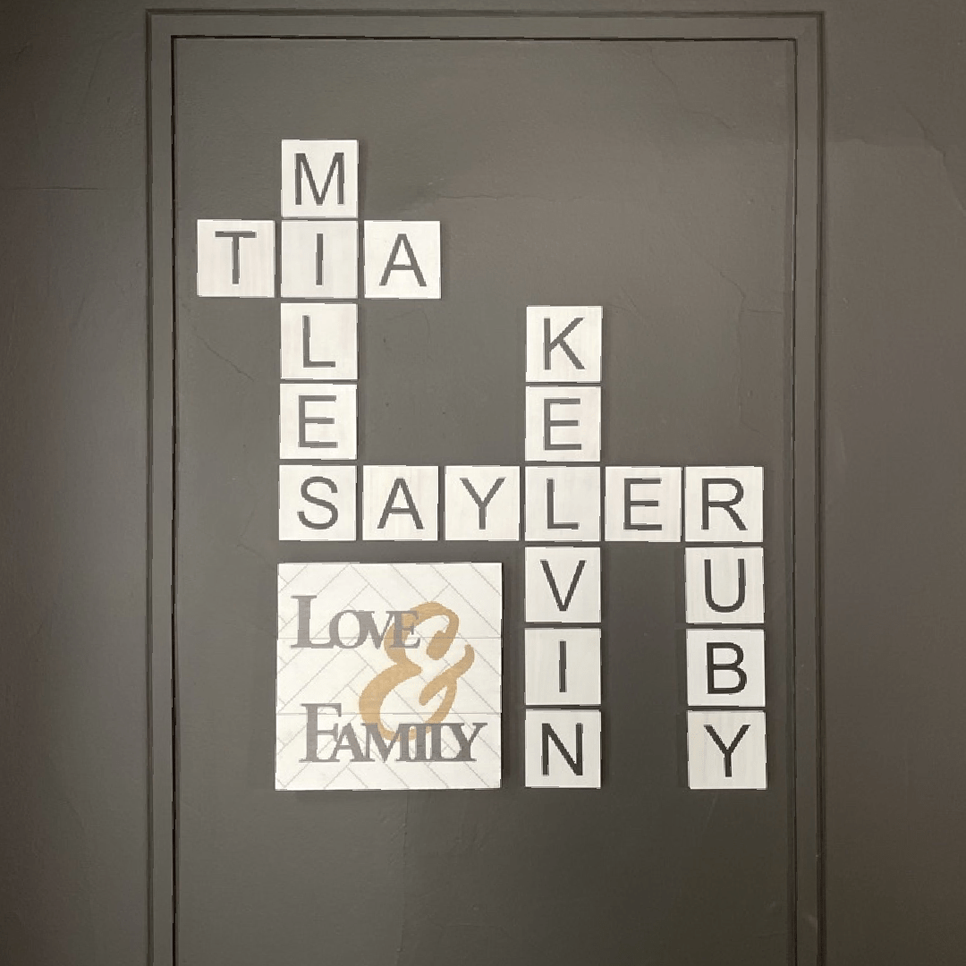 "Love & Family" Wall Sign