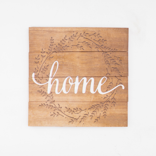 "Home" Wall Sign