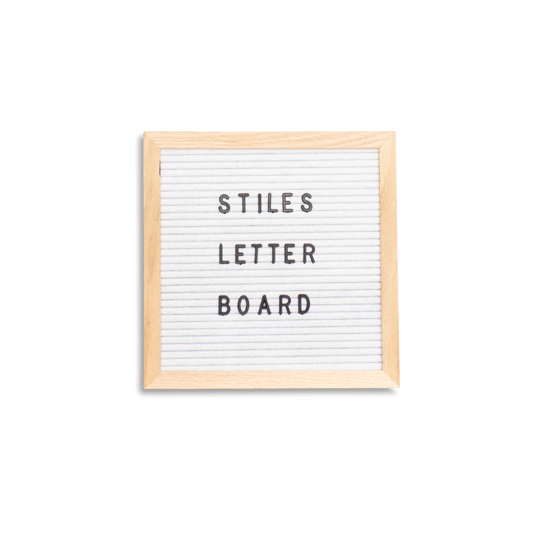 Felt Letter Board Kit Stiles