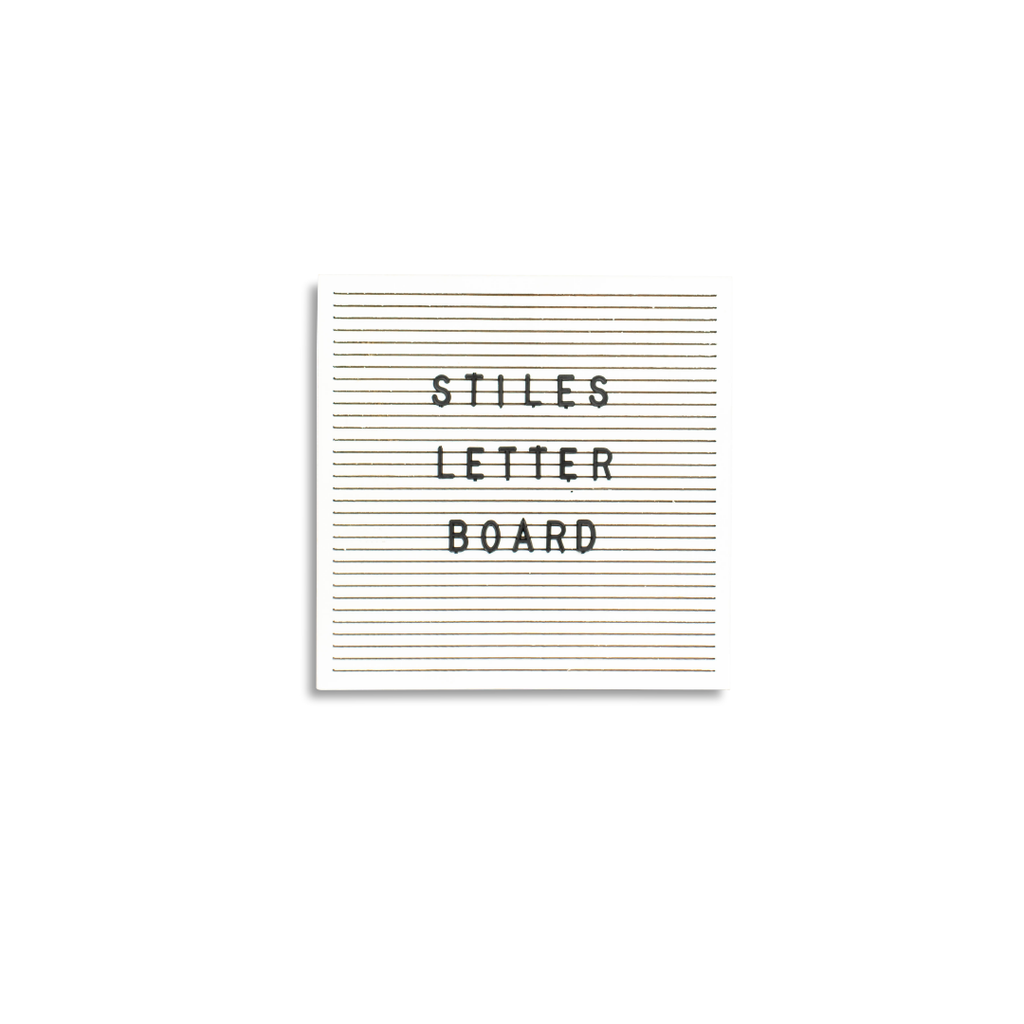 Stiles Wood Letter Board Set, Message Board with 440 Letters, Numbers, and Symbols for Celebrations, Baby Announcements, or Milestones, 12 by 16