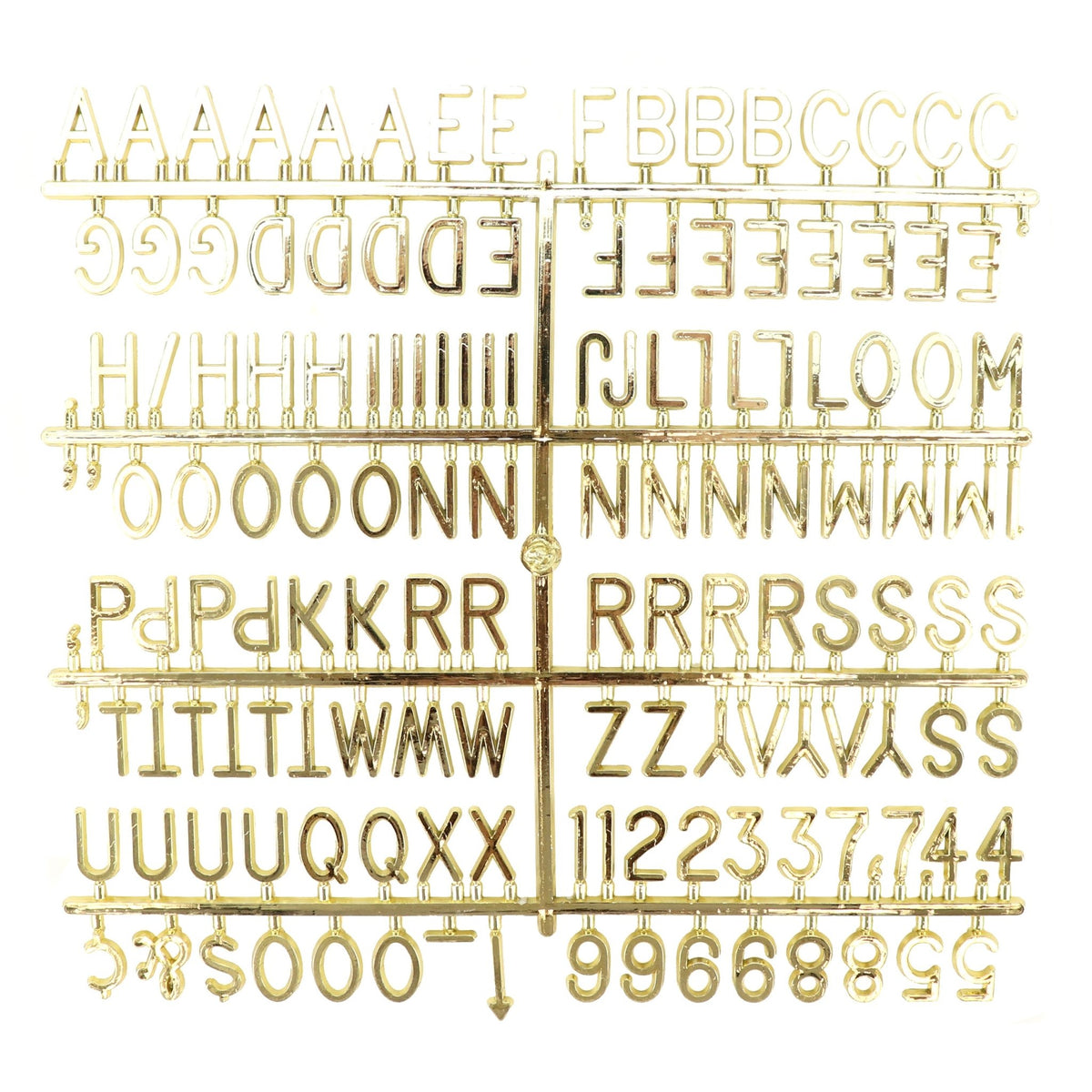 Letter Rods Premium Plastic Letter Set for Letter Boards – Stiles