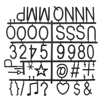 Standard Plastic Letter Set for Letter Boards
