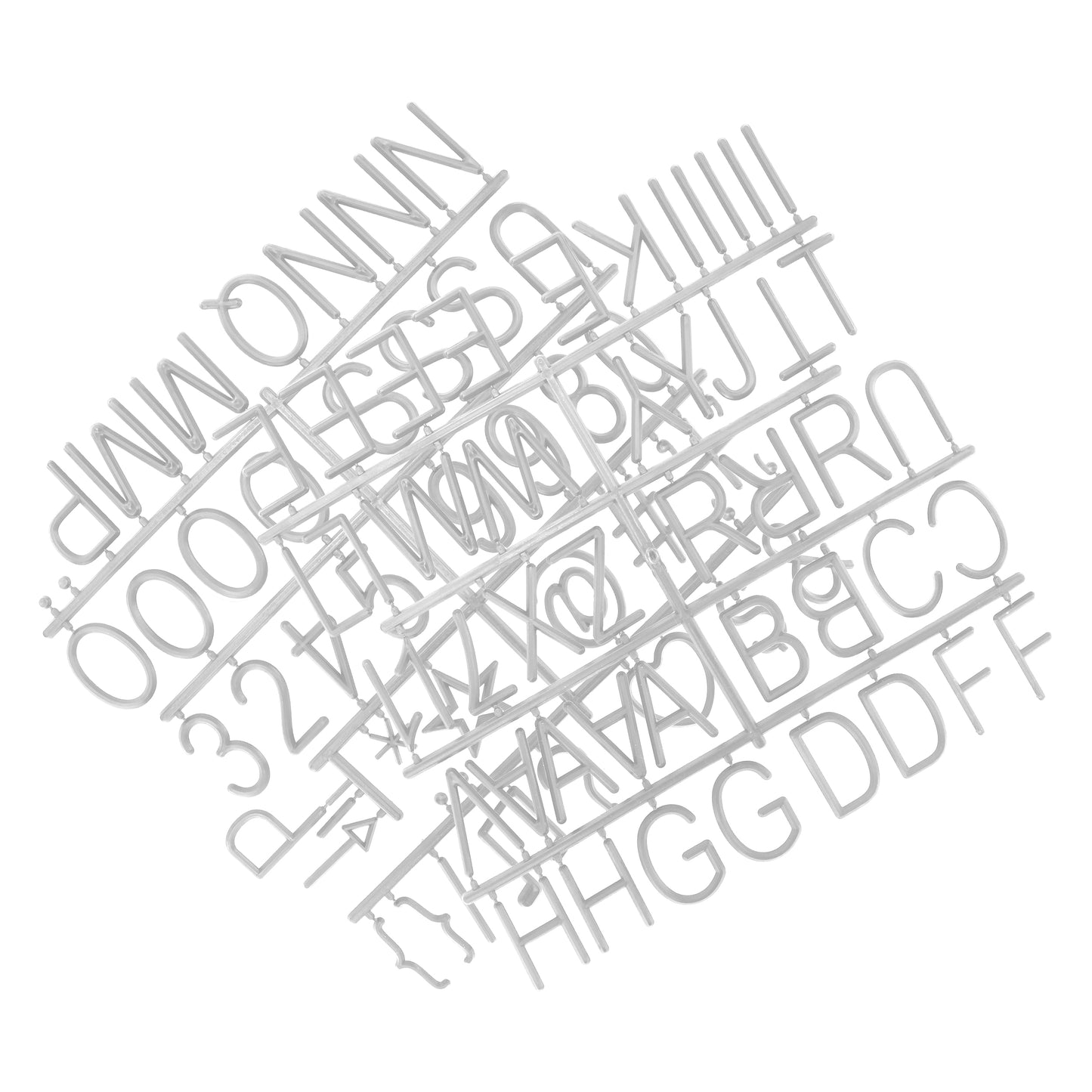 Standard Plastic Letter Set for Letter Boards