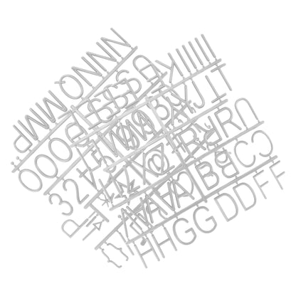 Standard Plastic Letter Set for Letter Boards