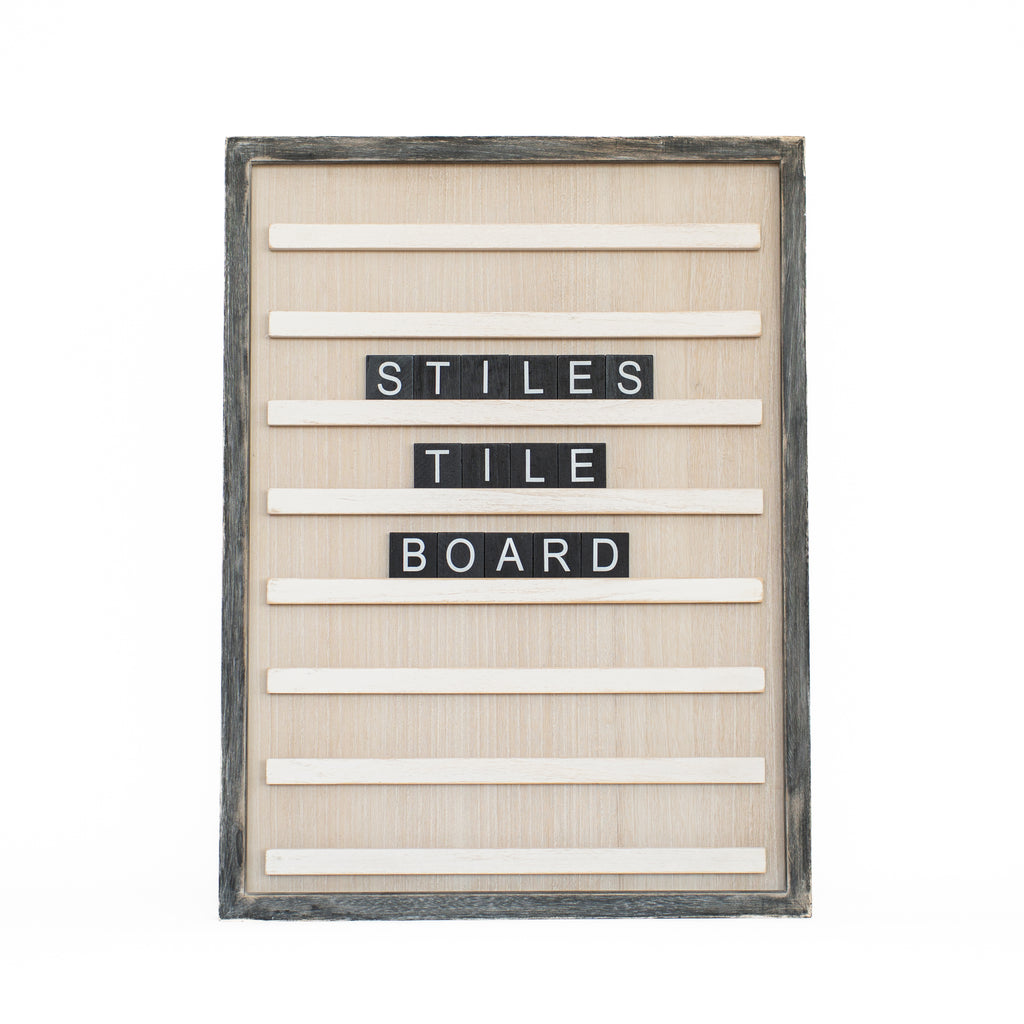 Stiles stiles letter board table top easel, wooden desktop easel for  announcement boards, paintings, or canvases, 8 by 15 inches, sm