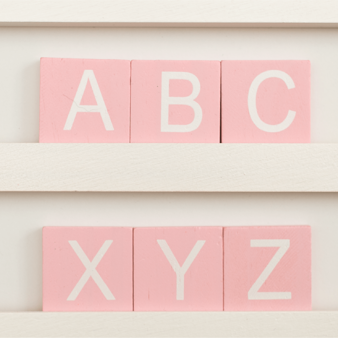 Premium Tile Letter Set for Tile Boards – Stiles